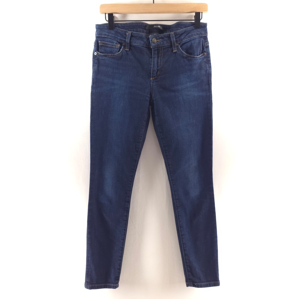 Joe's Jeans Womens Skinny Ankle Jeans 28 Dark Indigo Blue Stretch Denim CL#160M
